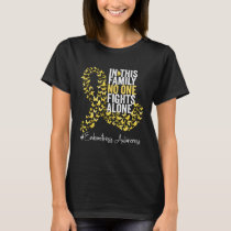 Endometriosis Awareness Month Yellow Ribbon T-Shirt