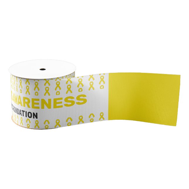 Endometriosis Awareness Pattern Ribbon (Spool)