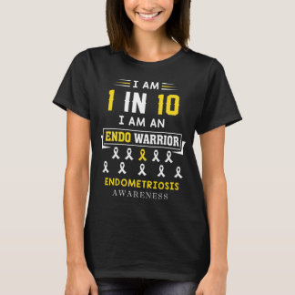 Endometriosis Awareness Shirt Yellow Ribbon March