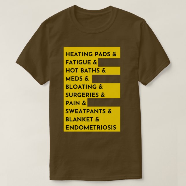 Endometriosis Awareness T-Shirt (Design Front)