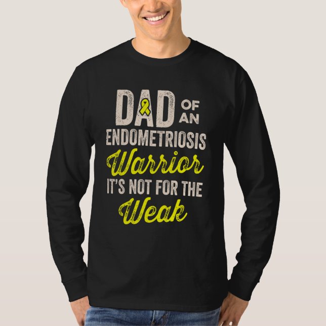 Endometriosis Endo Survivor Dad Warrior 2 T-Shirt (Front)
