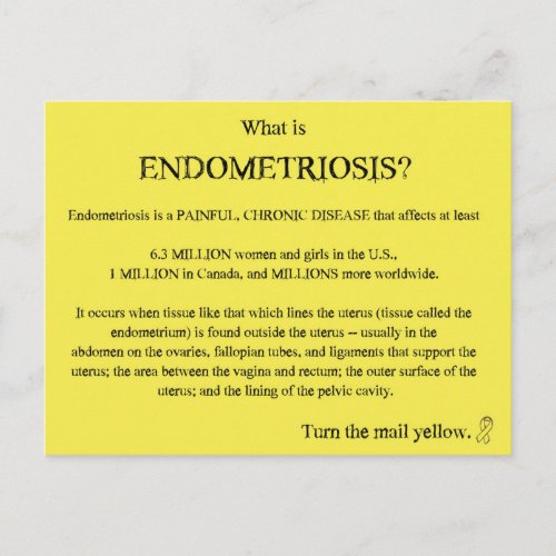 Endometriosis Fact Card