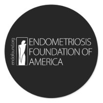 Endometriosis Foundation of America Classic Round Sticker
