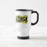 Endometriosis Hope Garden Ribbon Travel Mug