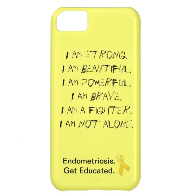 Endometriosis:  I Am iPhone Cover (Back)