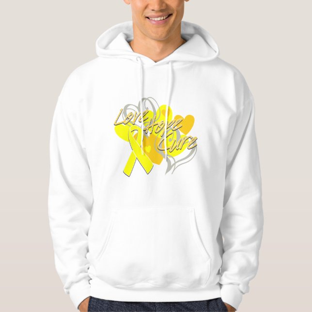 Endometriosis Love Hope Cure Hoodie (Front)
