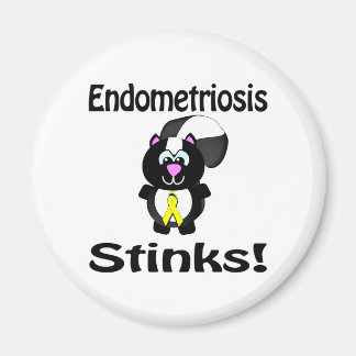 Endometriosis Stinks Skunk Awareness Design Magnet