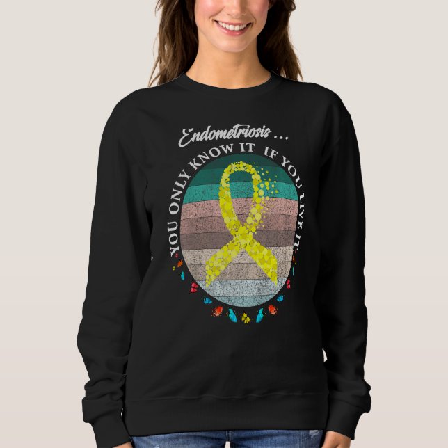 Endometriosis Warrior  2 Sweatshirt (Front)