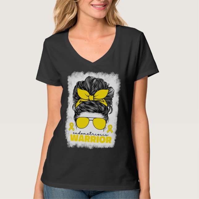 Endometriosis Warrior For Women Mom Endometriosis  T-Shirt (Front)