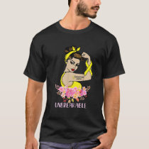 Endometriosis Warrior Unbreakable Arm Tattoo Stron T-Shirt