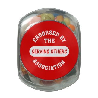 Endorsed by the Serving Others Association Jelly Belly Candy Tin