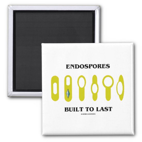 Endospores Built To Last (Bacterial Attitude) Magnet
