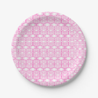 Endpaper Book Pattern Paper Plates