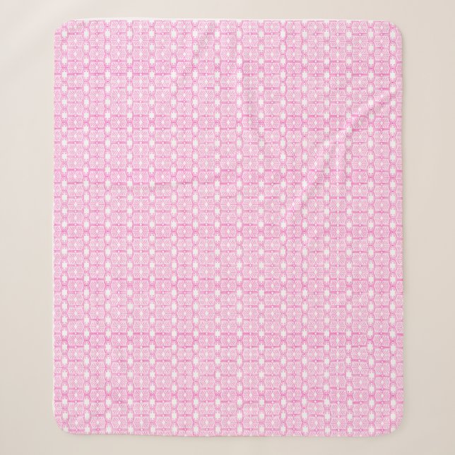 Endpaper Book Pattern  Sherpa Blanket (Front)