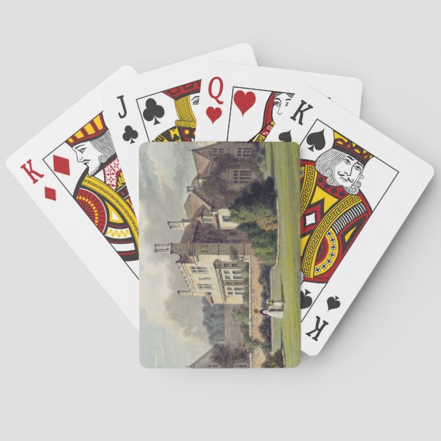 Endsleigh, from Ackermann's 'Repository of Arts', Poker Cards (Back)