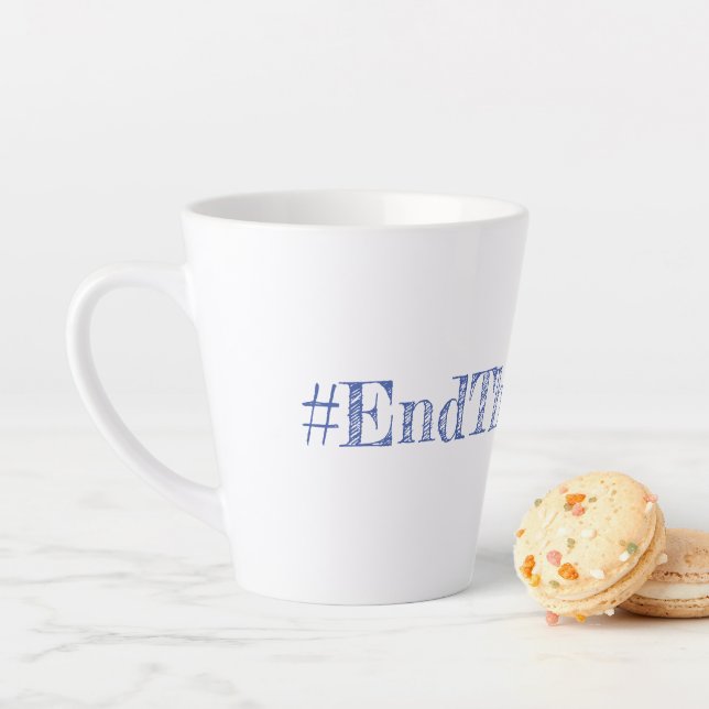 #EndTheStigma Korman Productions YouTube Channel  Latte Mug (In Situ)