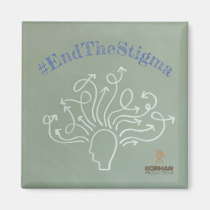 #EndTheStigma Korman Productions YouTube Channel Magnet
