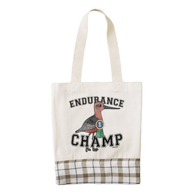 Endurance Champ Zazzle HEART Tote Bag (Front)