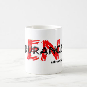 Endurance Hebrews 12:1 Coffee Mug