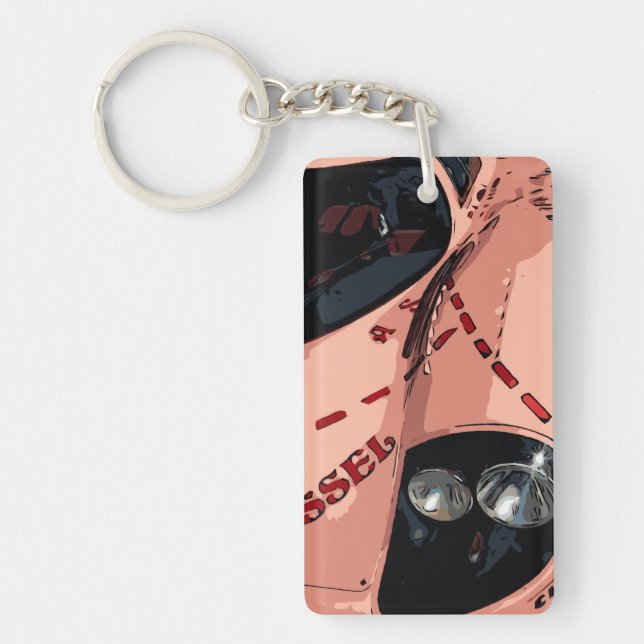ENDURANCE RACER - PINK KEYCHAIN (Front)