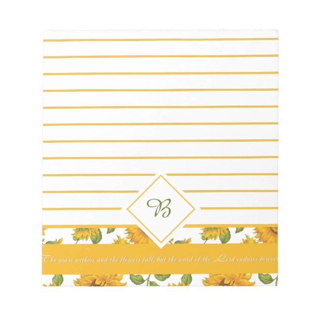 Endures forever notepad (Front)