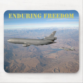 Enduring Freedom a KC-10 refuels an FA-18 Mousepad