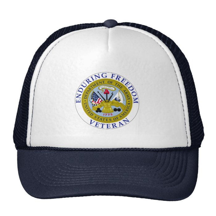 Enduring Freedom Veteran Mesh Hat