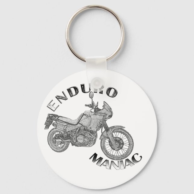 Enduro Maniac - Biker Keychain (Front)