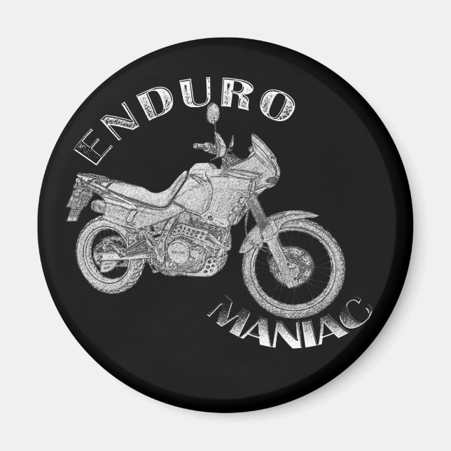 Enduro Maniac - Biker Magnet (Front)