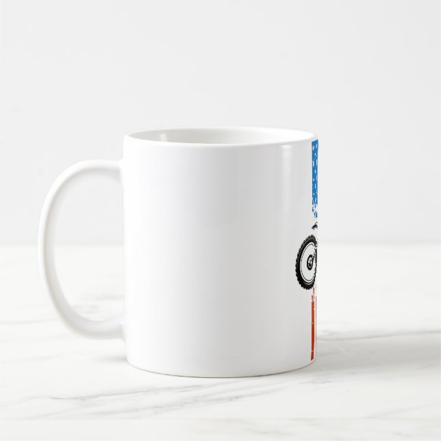 Enduro Motocross Stunt Sports Bike Dirt Biker My  Coffee Mug (Left)