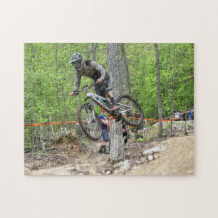 Enduro Mountain Bike Race Jigsaw Puzzle