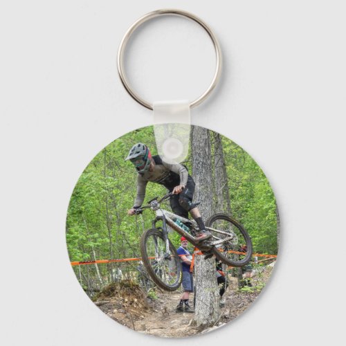 Enduro Mountain Bike Race Keychain