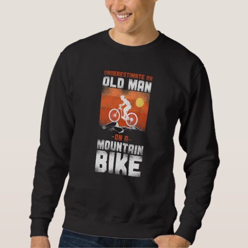 Enduro Mtb Mountain Bike Riding Downhill Dad Fathe Sweatshirt