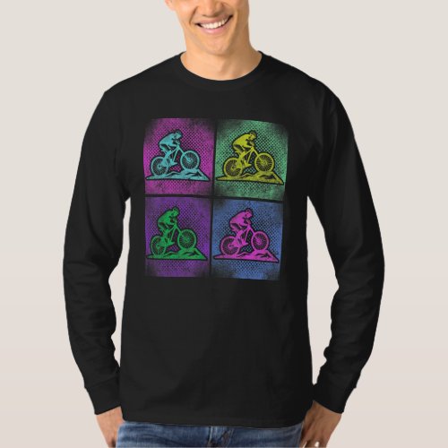 Enduro Mtb Mountain Bike Riding Downhill Retro 90s T_Shirt