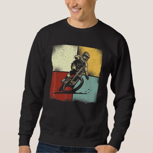 Enduro Mtb Mountain Bike Riding Downhill Retro Vin Sweatshirt