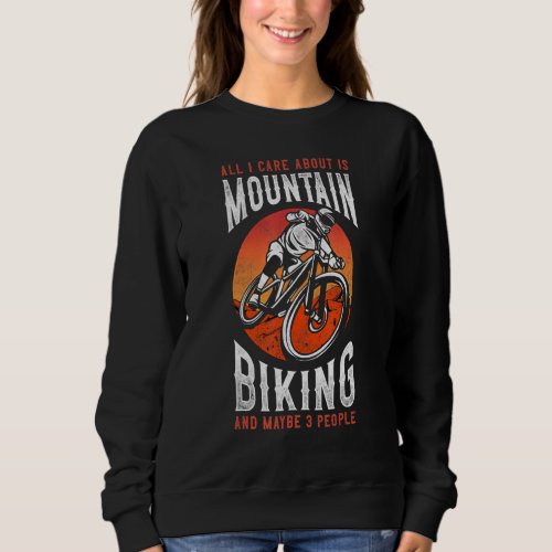Enduro Mtb Mountain Bike Riding Downhill Vintage A Sweatshirt