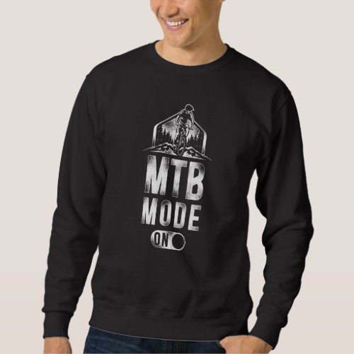 Enduro Mtb Mountain Bike Riding Downhill Vintage M Sweatshirt