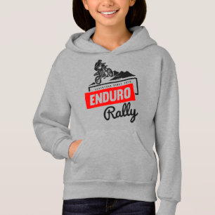 Enduro Rally Adventure Hoodie - Retro Dirt Bike 