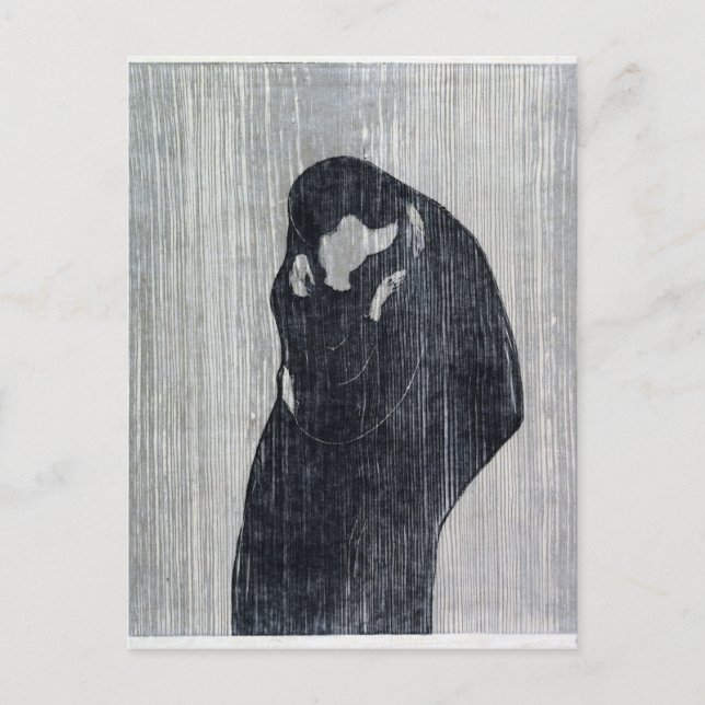 Endvard Munch The Kiss IV Postcard (Front)