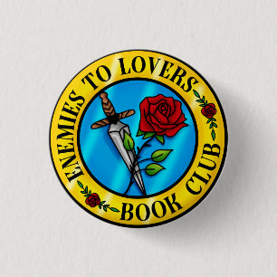 Enemies To Lovers Book Club Badge Button