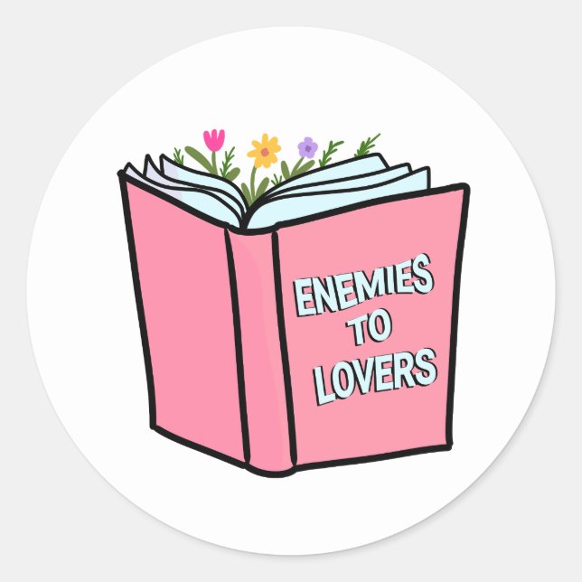 Enemies to Lovers (reader) Mug Classic Round Sticker (Front)