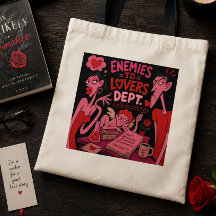 Enemies To Lovers Romance Reader Tote Bag