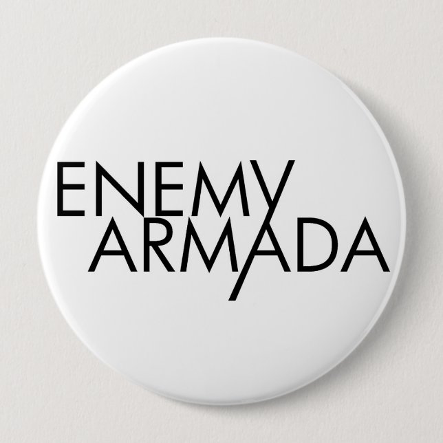 Enemy Armada Black Logo Pin (Front)