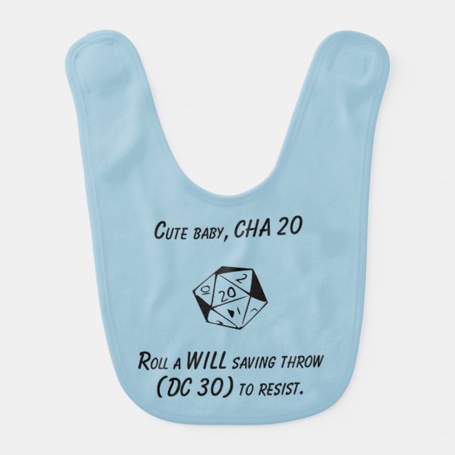Enemy: cute baby bib (Front)