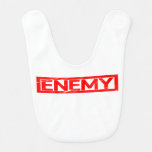 Enemy Stamp Baby Bib