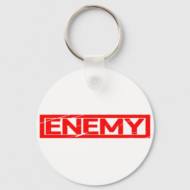 Enemy Stamp Keychain (Front)