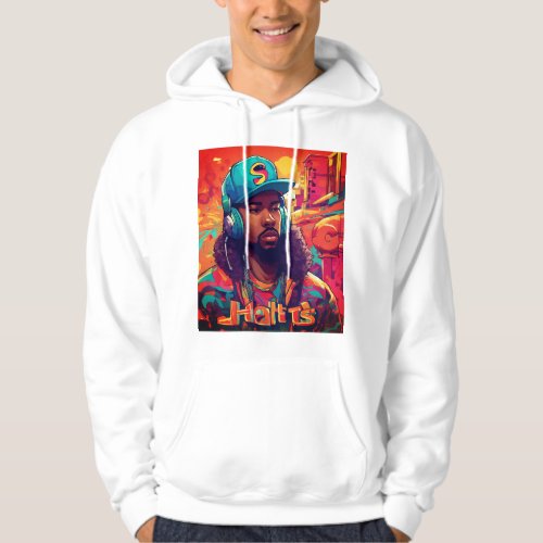 Energetic and vibrant theme hoodie
