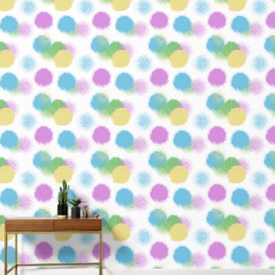 Energetic Candy Color Abstract Wallpaper 