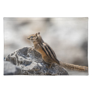 Energetic Chipmunk – Canadian Wildlife Cloth Placemat