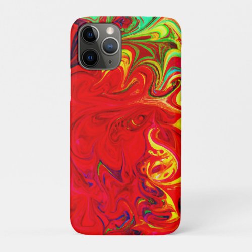 Energetic Color Burst Pattern iPhone 11 Pro Case